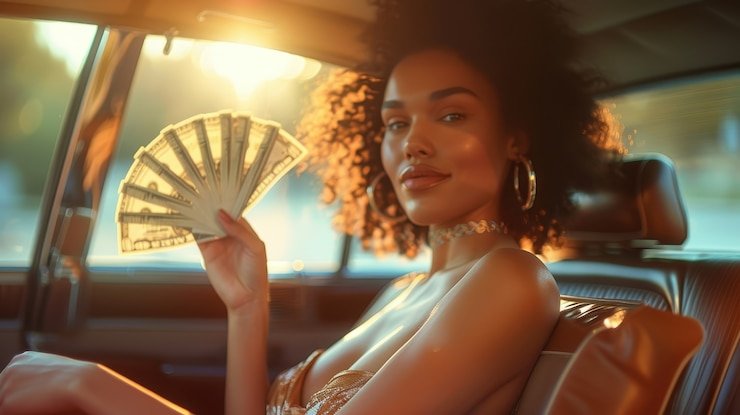 Dealer roulette profesional dengan roda roulette berputar dalam sesi live casino